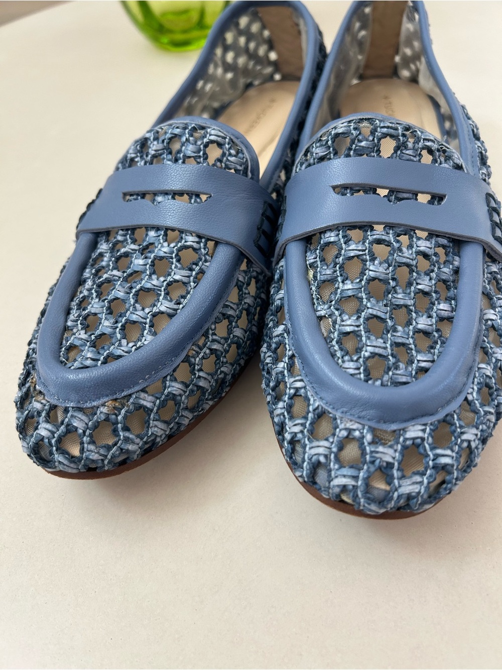 Tuckernuck Woven Navy Blue Loafers